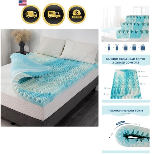 Inch twin zone gel - twin, 5-zone