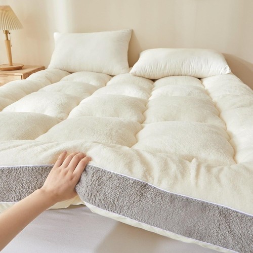 Milk fleece mattress - milk,