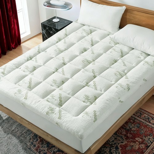 Quilted mattress topper 10cm - topper,