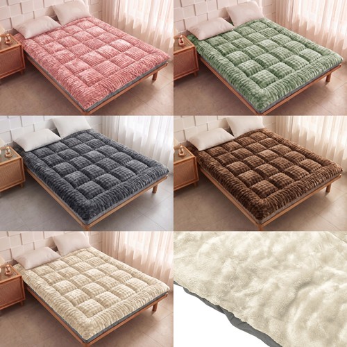 Faux fur quilted mattress - faux,